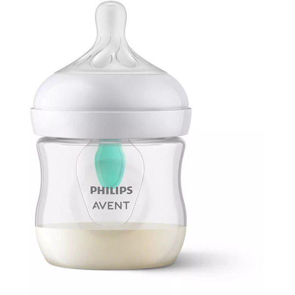 Philips Avent Natural Response pretkoliku pudelīte ar AirFree vārstu 125 ml, jaundzimušā knupītis, 0m+