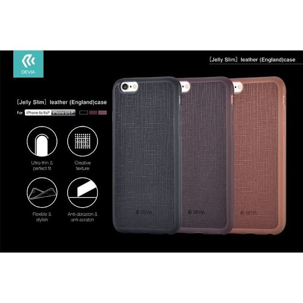 Devia Jelly England Silicone Back Case Apple iPhone 7 Plus / 8 Plus Brown