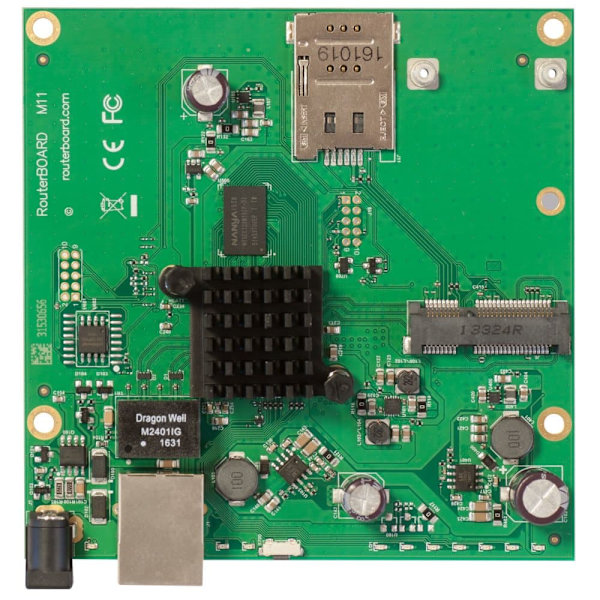 Mikrotik RBM11G wired router Black, Green, Grey Svart, Grön, Grå