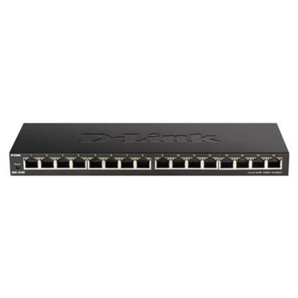 D-Link | 16-Port Gigabit Desktop Switch | DGS-1016S | Unmanaged | Desktop Sort