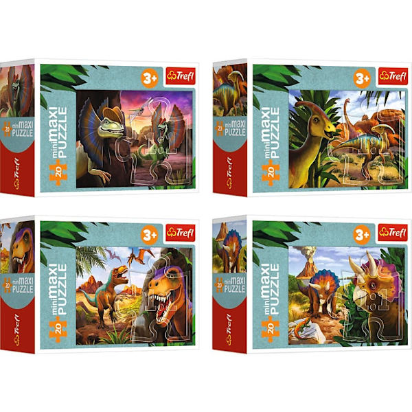 TREFL mini maxi puzzle Dinosaurs 20 pcs