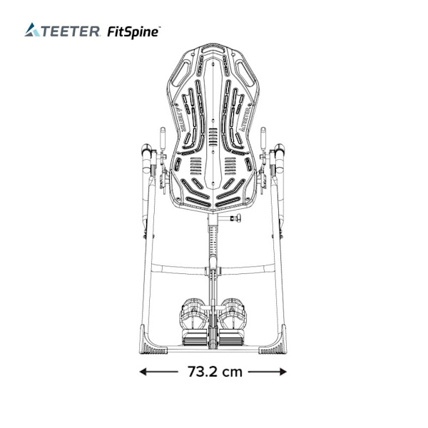 Inversinis Stalas TEETER FitSpine X3