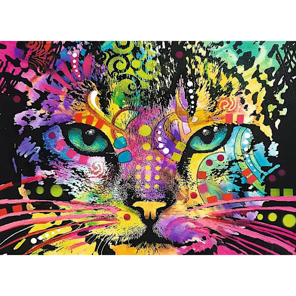 TREFL wooden puzzle Colorful cat 1000 pcs