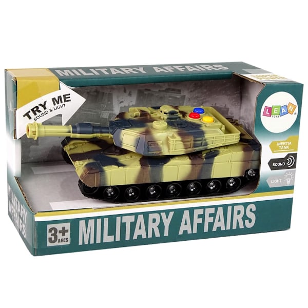 Military Tank 1:32 Moro Brown Sound Lights
