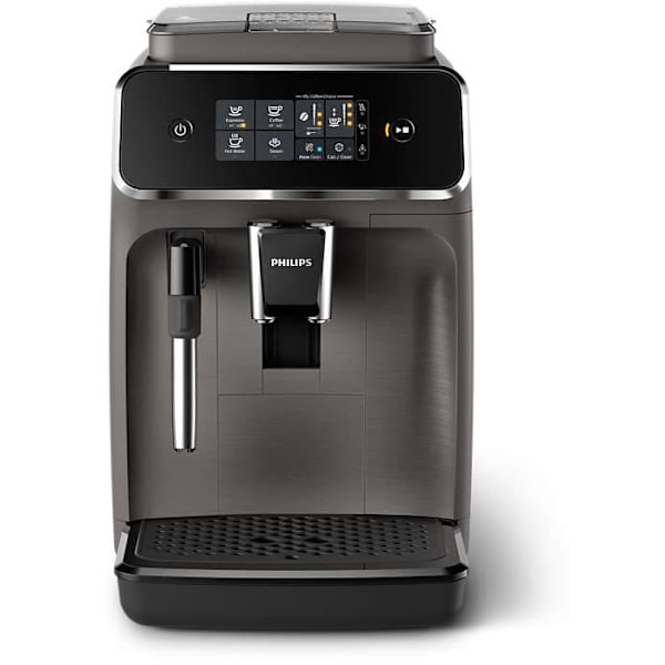 Philips Series 2200 Fully automatic espresso machines EP2224/10 2 beverages Classic Milk Frother Cashmere grey