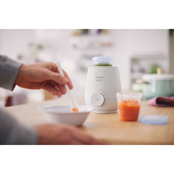 Philips Avent Premium fast bottle warmer for even warming SCF358/00