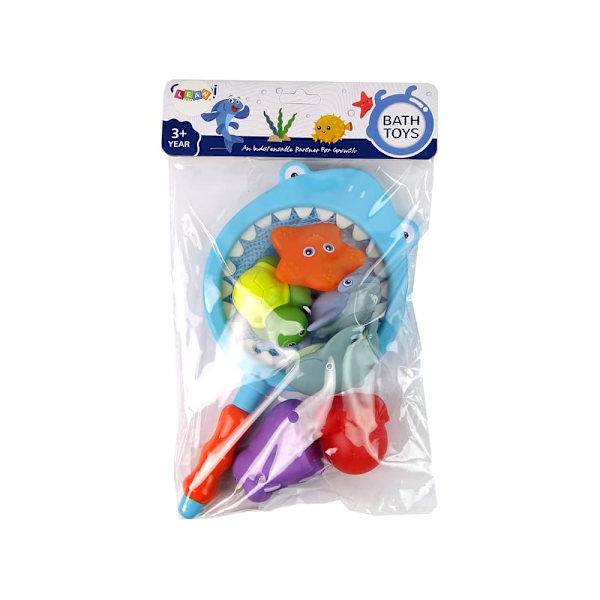 Water Animals Rubber Mesh Shark Bathing Set