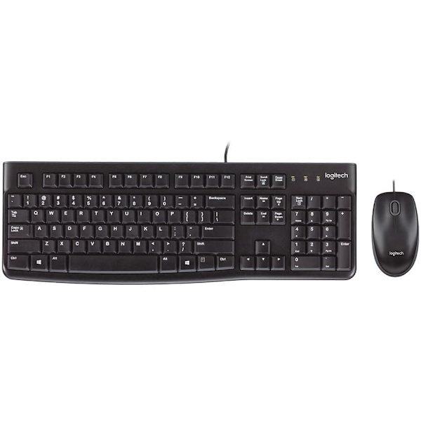 Logitech MK120 Corded Desktop -US-Layout Sort