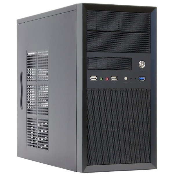 Chieftec Mesh MidiTower LCX-01SLSLB Silver 400 W Sort