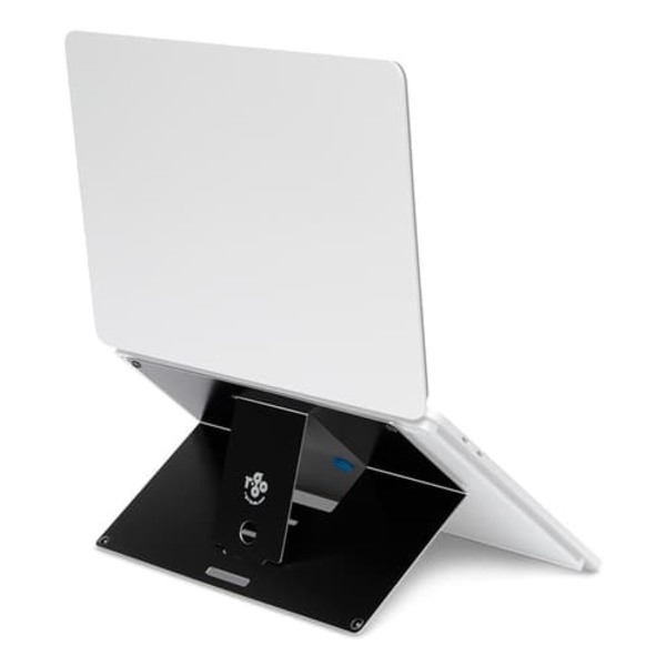 R-Go Tools Laptop stand R-Go Riser Attachable, adjustable, integrated with your laptop, aluminum, black Sort