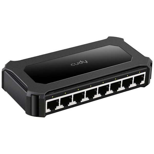 Cudy GS108D network switch Gigabit Ethernet (10/100/1000) Black Svart
