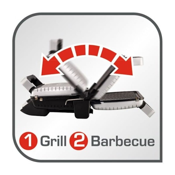 TEFAL Grill | GC461B34 | Table | 2400 W | Black/Stainless Steel