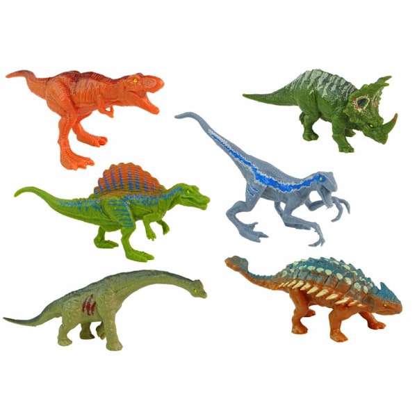 Set of Dinosaur Figurines 12 pieces Colorful
