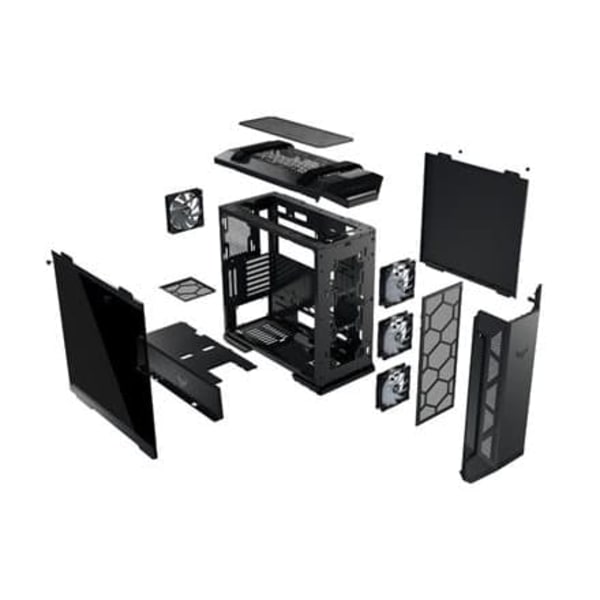ASUS TUF Gaming GT501 Midi Tower Black