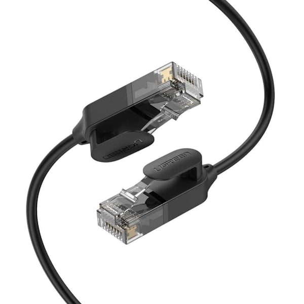 PATCH CORD UTP Ugreen Cat6A, "NW122" fire din cupru, tiny cable, viteza maxima 10 Gbps, 2m, negru "70334" (timbru verde 0.08 lei) - 6957303873340