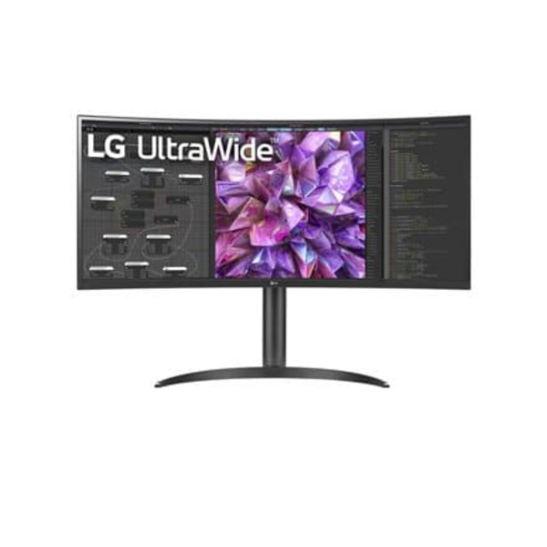 LG | Curved Monitor | 34WQ75C-B | 34 " | IPS | QHD | 21:9 | 60 Hz | 5 ms | 3440 x 1440 | 300 cd/m² | HDMI ports quantity 2 | Black | Warranty 24 month Svart