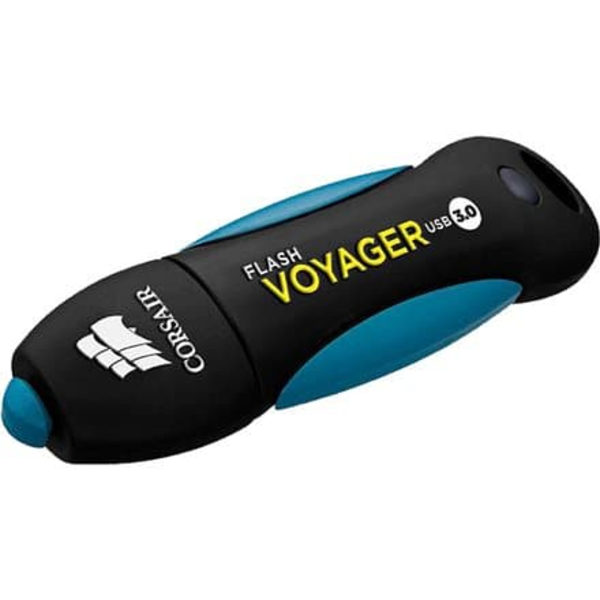 CORSAIR Flash Voyager USB 3.0 - USB flash drive - 256 GB Sort, Blå