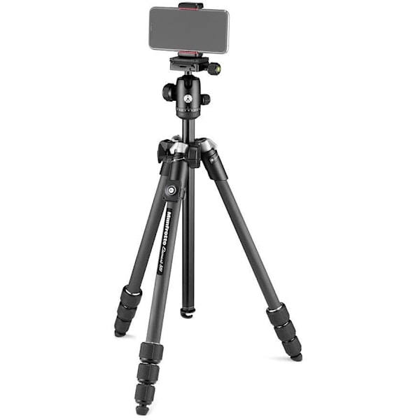 Manfrotto tripod Element MII Mobile Bluetooth Carbon MKELMII4CMB-BH, black
