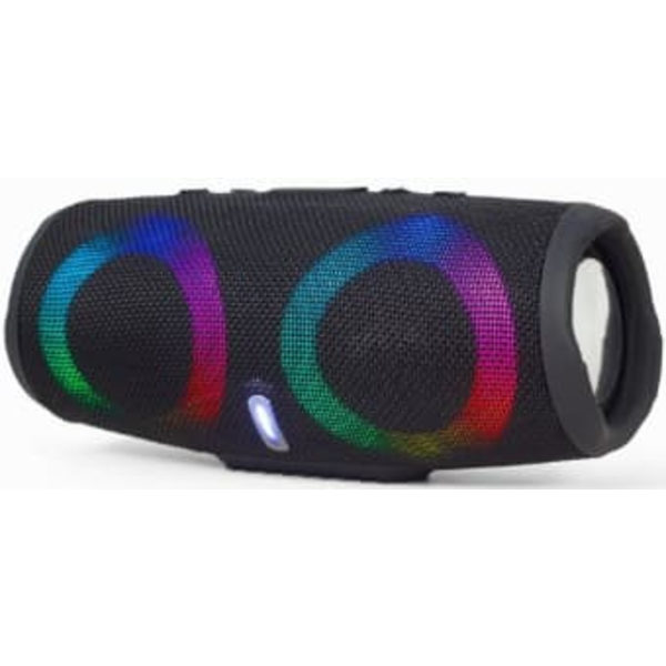 Skaļrunis Gembird Bluetooth LED Speaker Black Sort