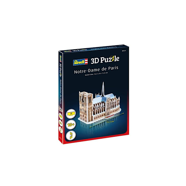 REVELL 3D dėlionė Notre Dame de Paris, 39d., 00121