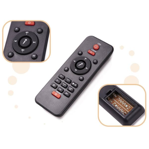 RoGer Rotating Star Projector / Bluetooth Speaker / LED / with Remote Control
