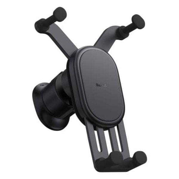 Telefona turētājs Baseus Car Air Vent Mount Black musta