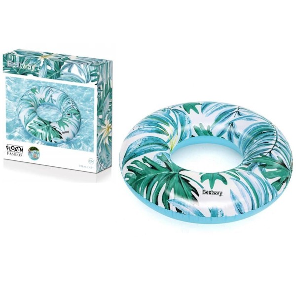 Swimming Ring With Blue Palms 119 m Bestway 36237