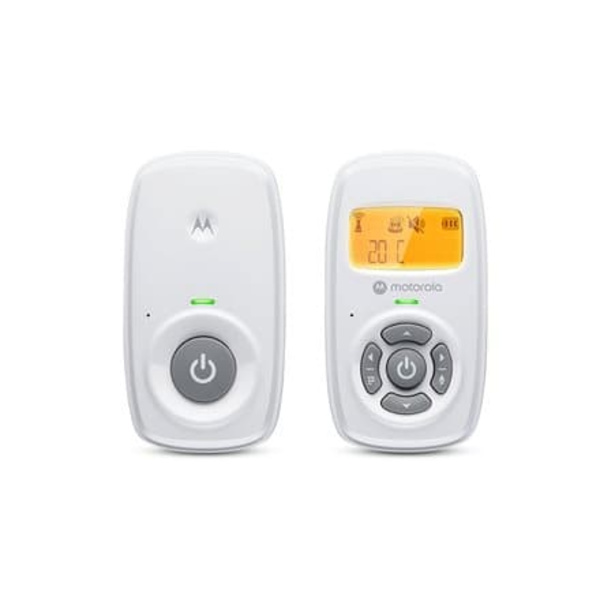 Motorola | Audio Baby Monitor | AM24 | 1.5” LCD black and white display with orange backlight; 1.5” LCD black and white display with orange backlight; Vit