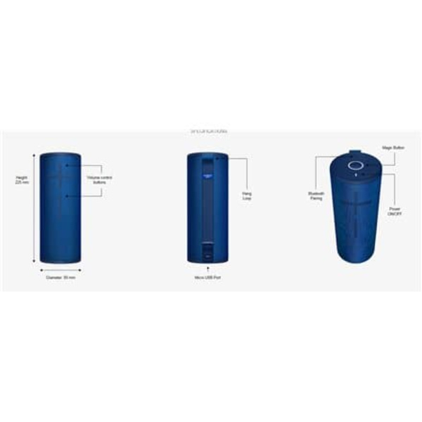 Ultimate Ears MEGABOOM 3 - speaker - for portable use - wireless