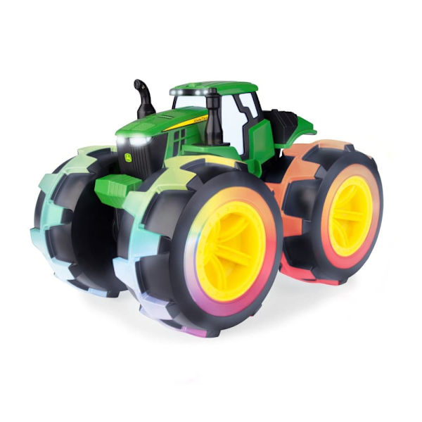 JOHN DEERE toy tractor with lightning wheels, 46644B
