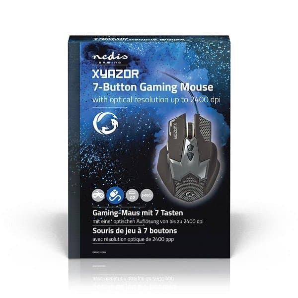 Nedis GMWD200BK Gaming Mouse
