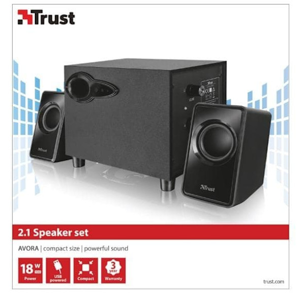 Skaļruņi Trust Avora Black