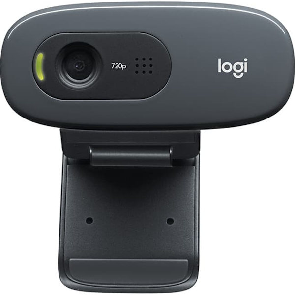 Logitech webcam C270 HD Sort