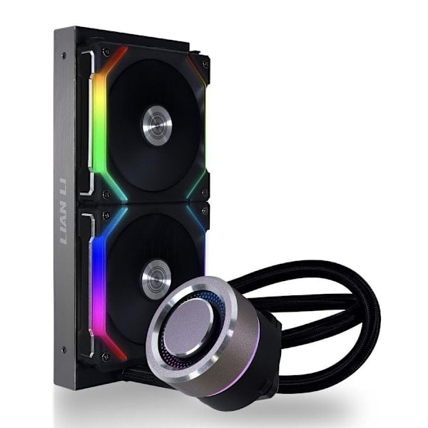 Lian Li Galahad AIO Processor All-in-one liquid cooler 12 cm Black Svart