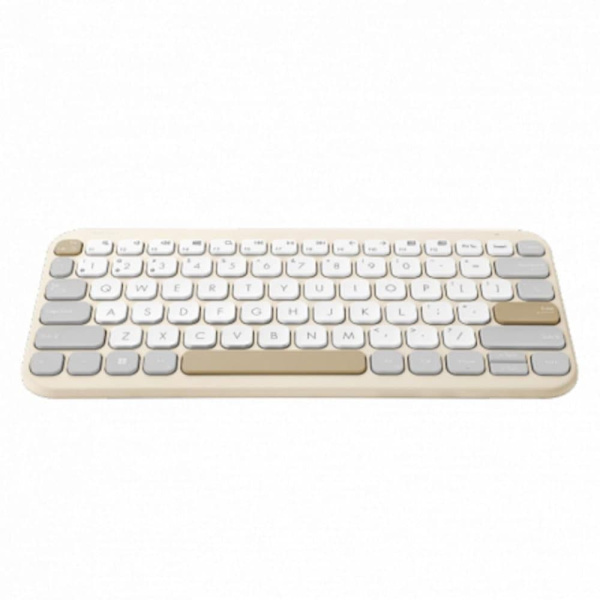 Asus KW100 | Keyboard | Wireless | US | Oat Milk | Bluetooth