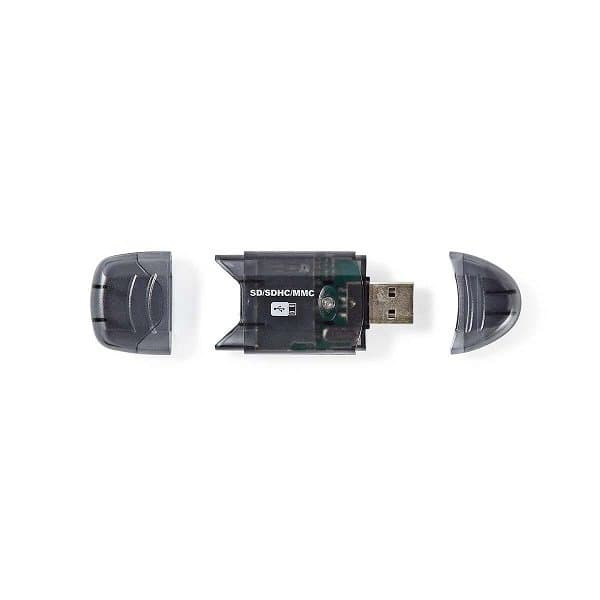 NEDIS čtečka paměťových karet/ MMC / SD / SDHC / USB 2.0/ černá