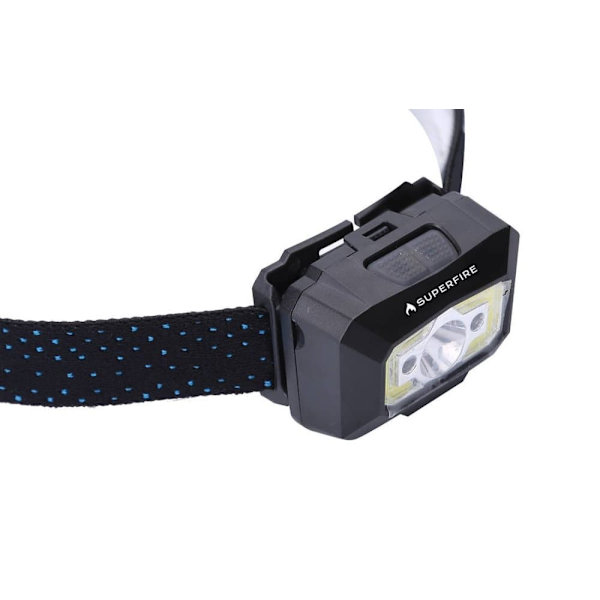 Headlight with non-contact switch Superfire X30, 340lm, USB