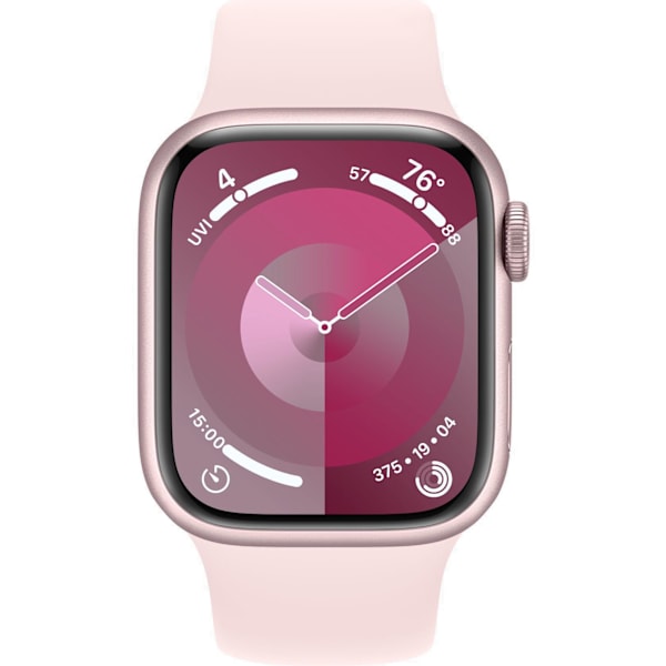 Apple Watch 9 GPS + Cellular 41mm Sport Band S/M, pink (MRHY3ET/A)