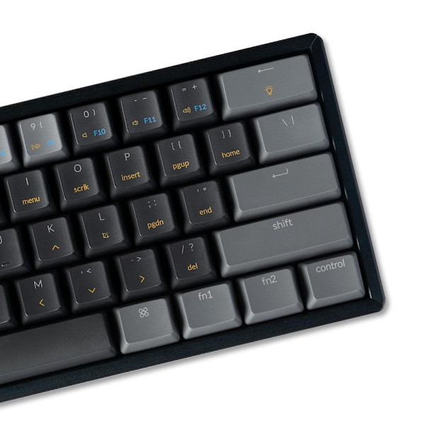 Mechanical Keyboard Keychron K12 Hot-Swappable 60% Gateron Brown White LED ABS