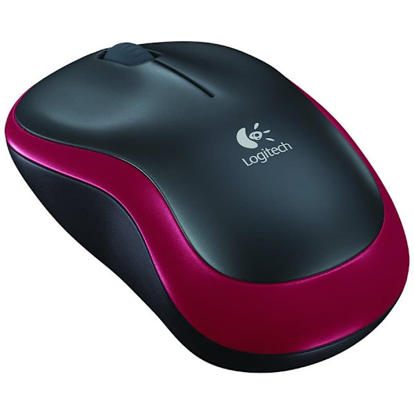 Logitech LGT-M185R Sort, Rød