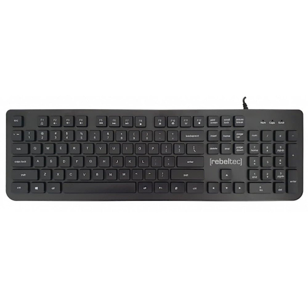 Klawiatura USB Full size Solidero Funkcje multimedialne