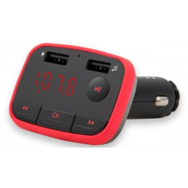 Savio Bluetooth FM Transmiter TR-10 87.6 - 107.9  MHz Black