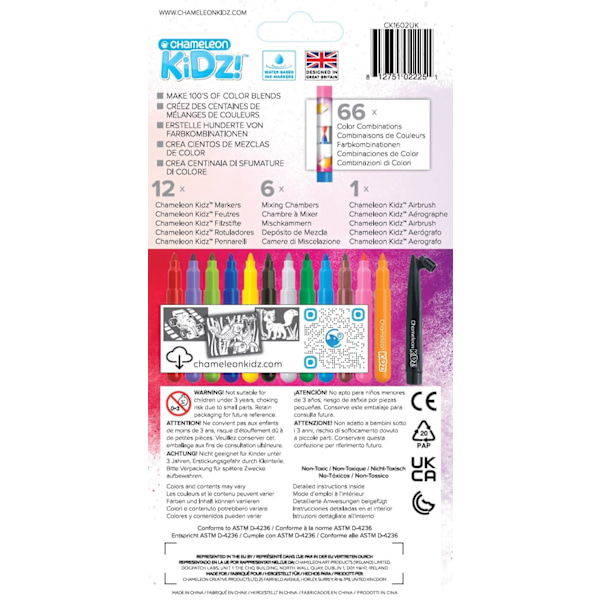 BLENDY PENS Stationery set Markers Blend and Spray, 12 pcs
