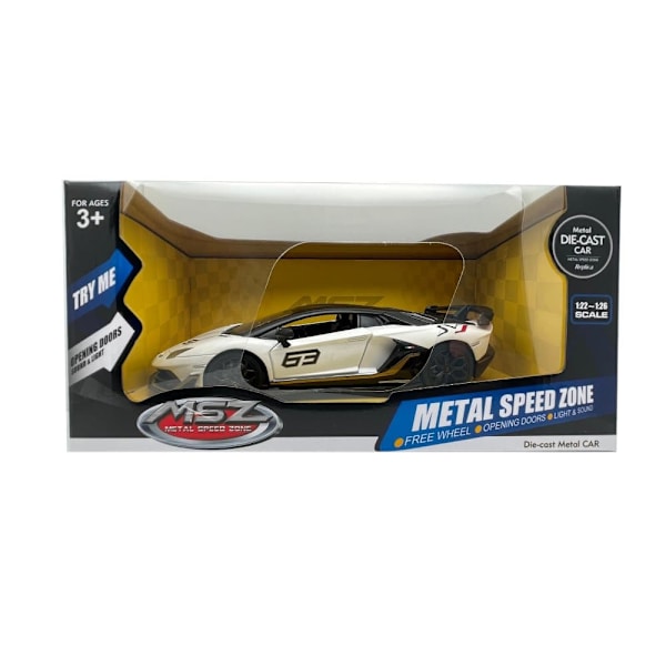 MSZ Die-cast model Lamborghini SVJ, scale 1:24