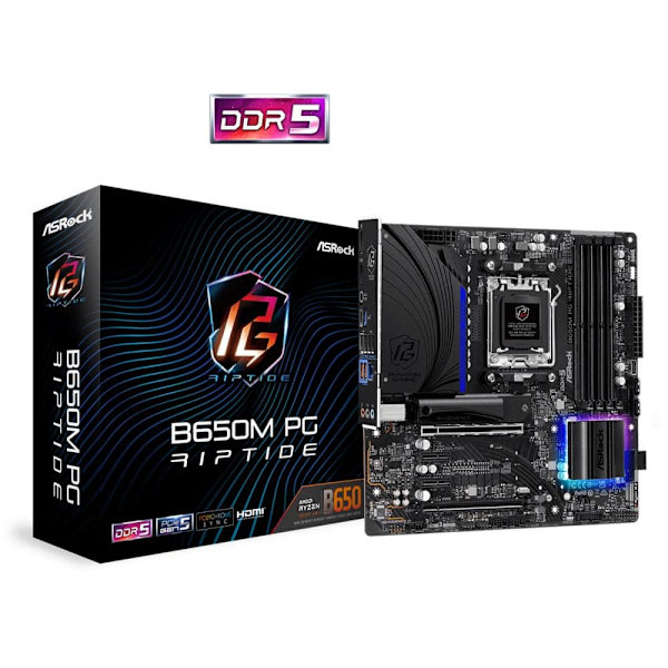 Płyta główna B650M PG RIPTIDE AM5 4DDR5 HDMI/DP mATX
