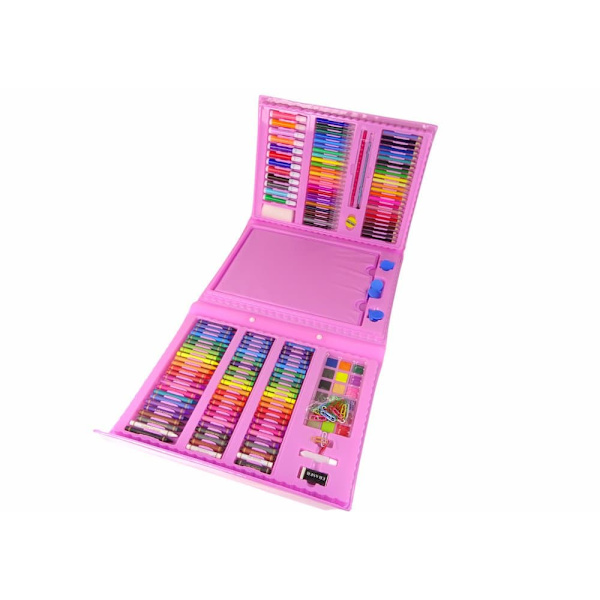 Artistic Set Pink Suitcase 208 Elements