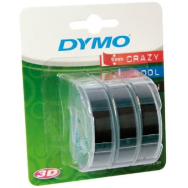 Dymo embossing tape 3D 9mm 3m 3pcs