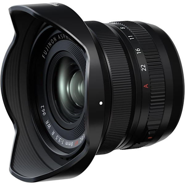 Fujifilm Fujinon XF 8mm f/3.5 R WR lens Sort