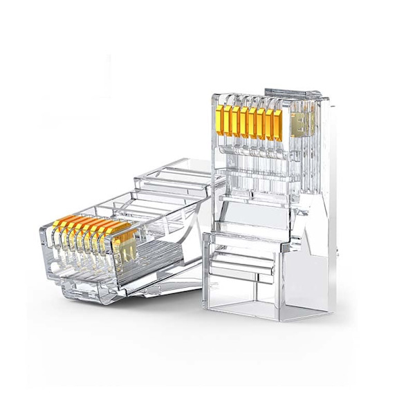 MUFA RJ-45 Ugreen, "NW120"  pt. cablu UTP, Cat6, RJ-45 (T), plastic, 100 buc, "60558" - 6957303865581