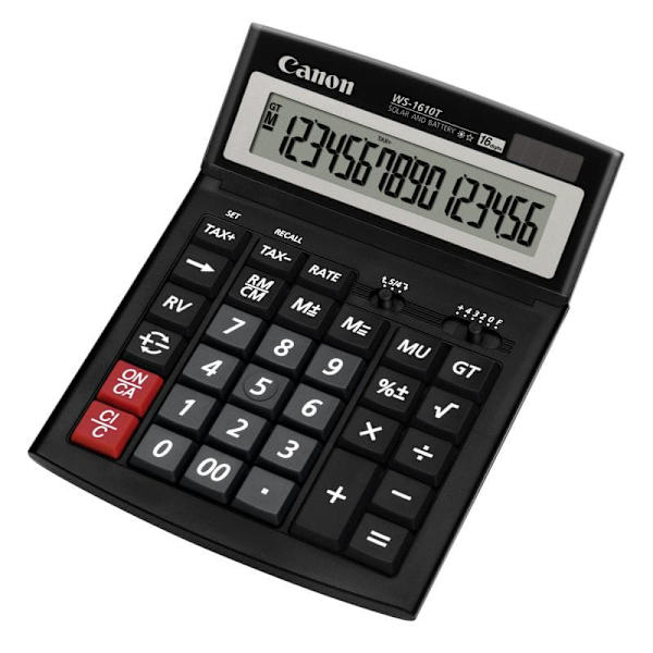 Kalkulator WS-1610T HB EMB 0696B001 Sort